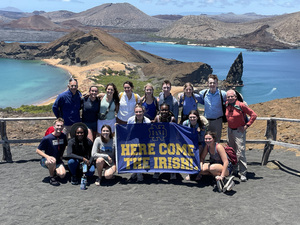 Students return from a once-in-a-lifetime trip to the Galápagos Island